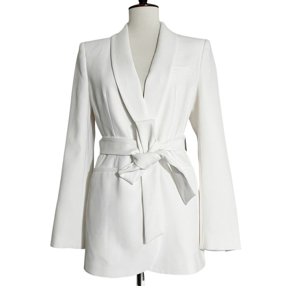 Elegant White Women's blazer